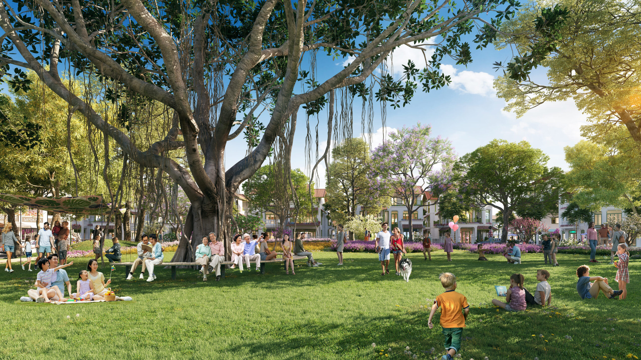 Tiện ích công viên chủ đề tại dự án Sun Urban City Hà Nam
