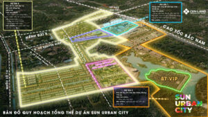 mặt bằng tổng thể dự án Sun Urban City Hà Nam